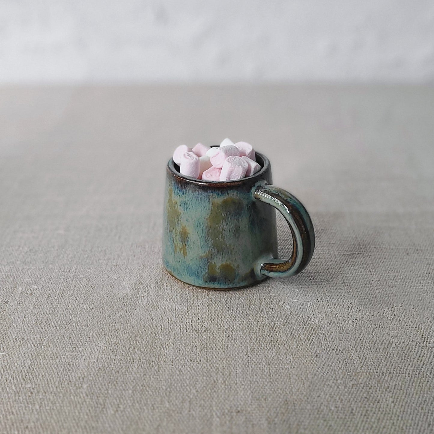 Seafoam Blue Rustic Espresso Mug