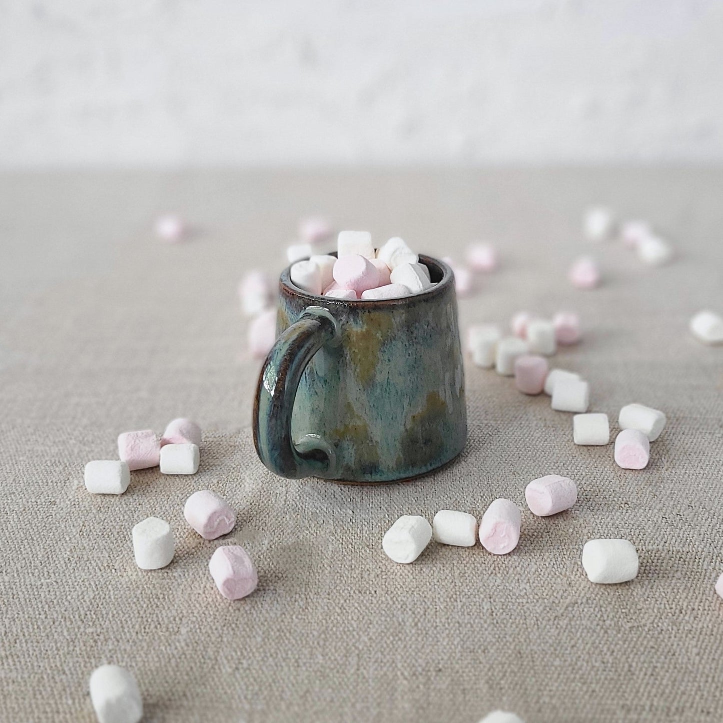 Pre-Order for Becky - Seafoam Blue Rustic Espresso Mug