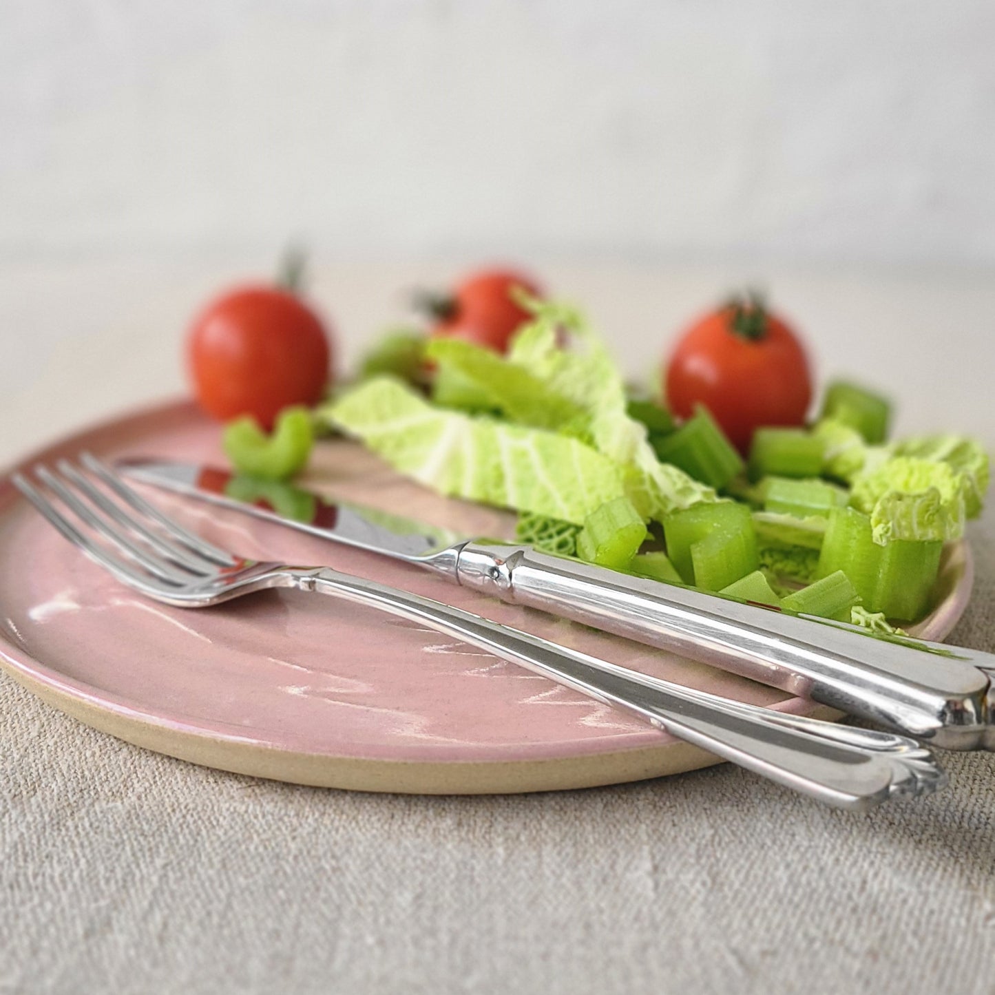 Blush Pink Classic Lunch Plate