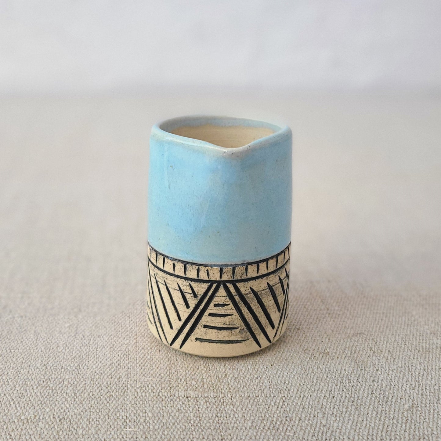 Clear Sky Classic Carved Mini Jug