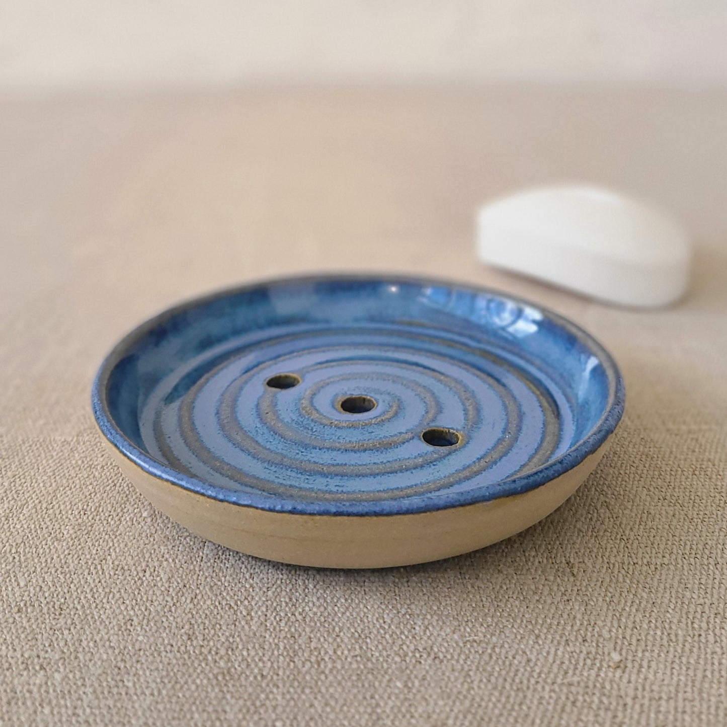 Malachite Blue Classic Soap Dish