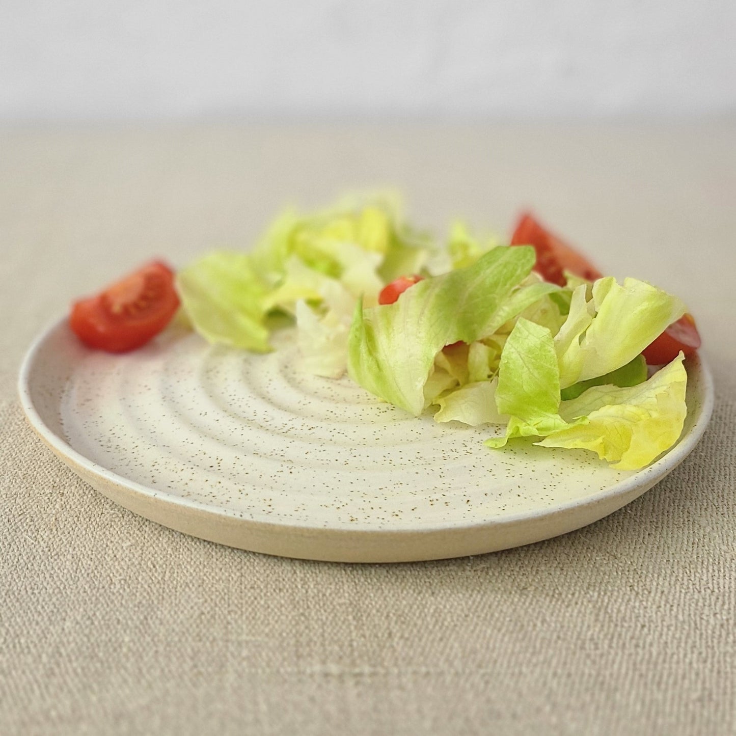 Pepper White Classic Lunch Plate