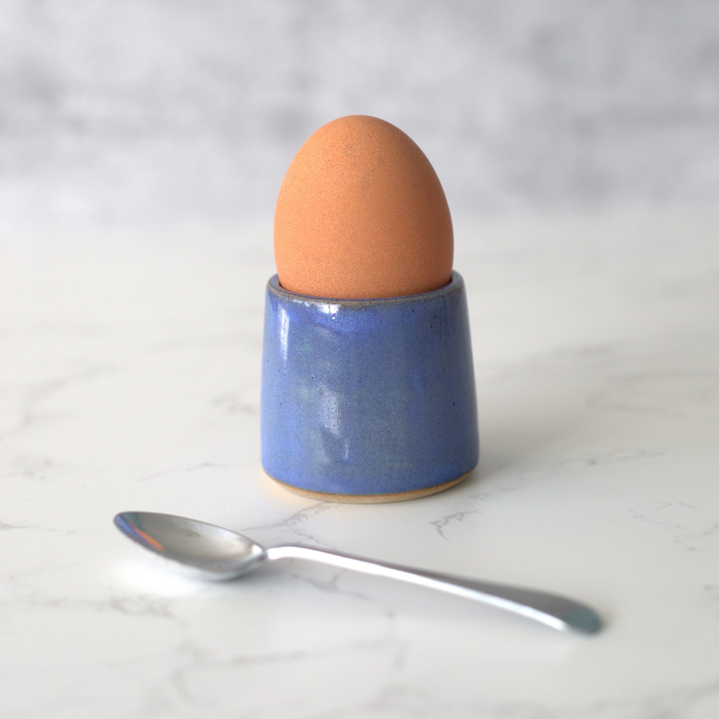 Sky Blue Rustic Egg Cup
