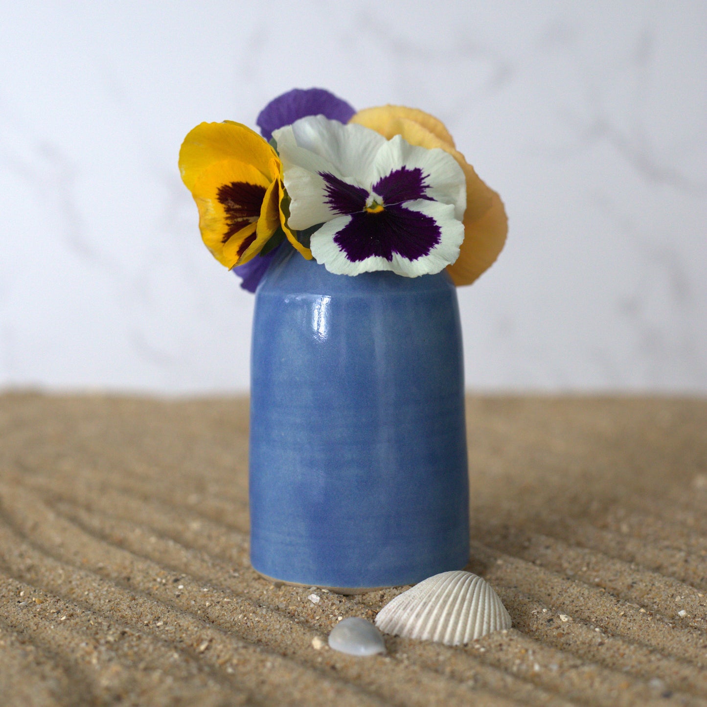 Pacific Blue Classic Bud Vase