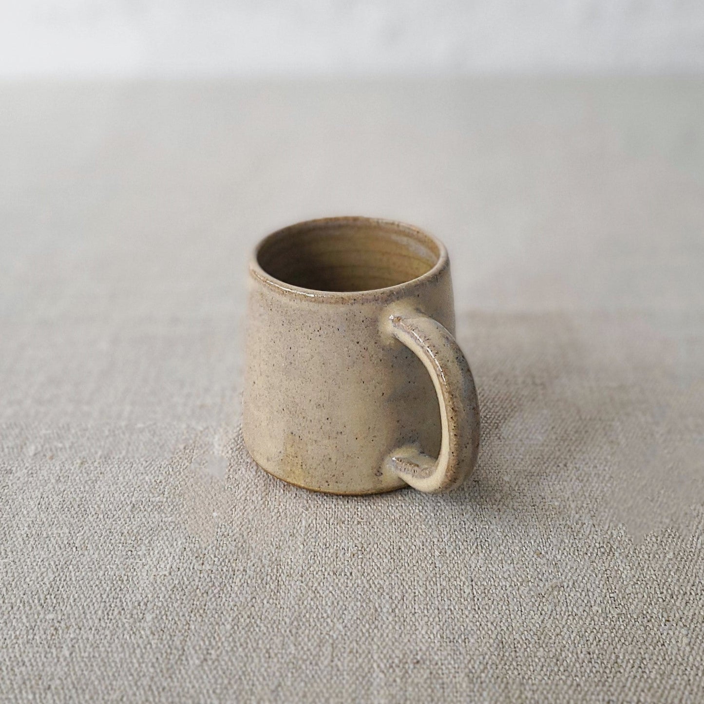 Rustic grey mini espresso mug