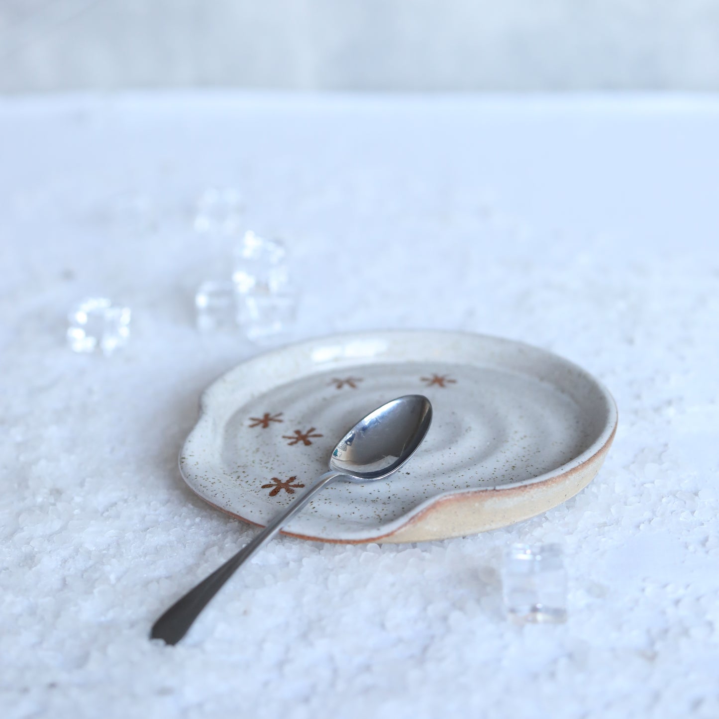 Winter Edition Rustic Snowflake Spoon Rests