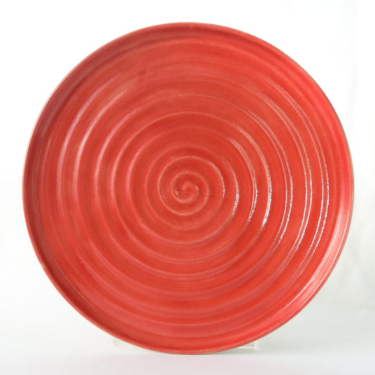 Cherry Red Classic Lunch Plate