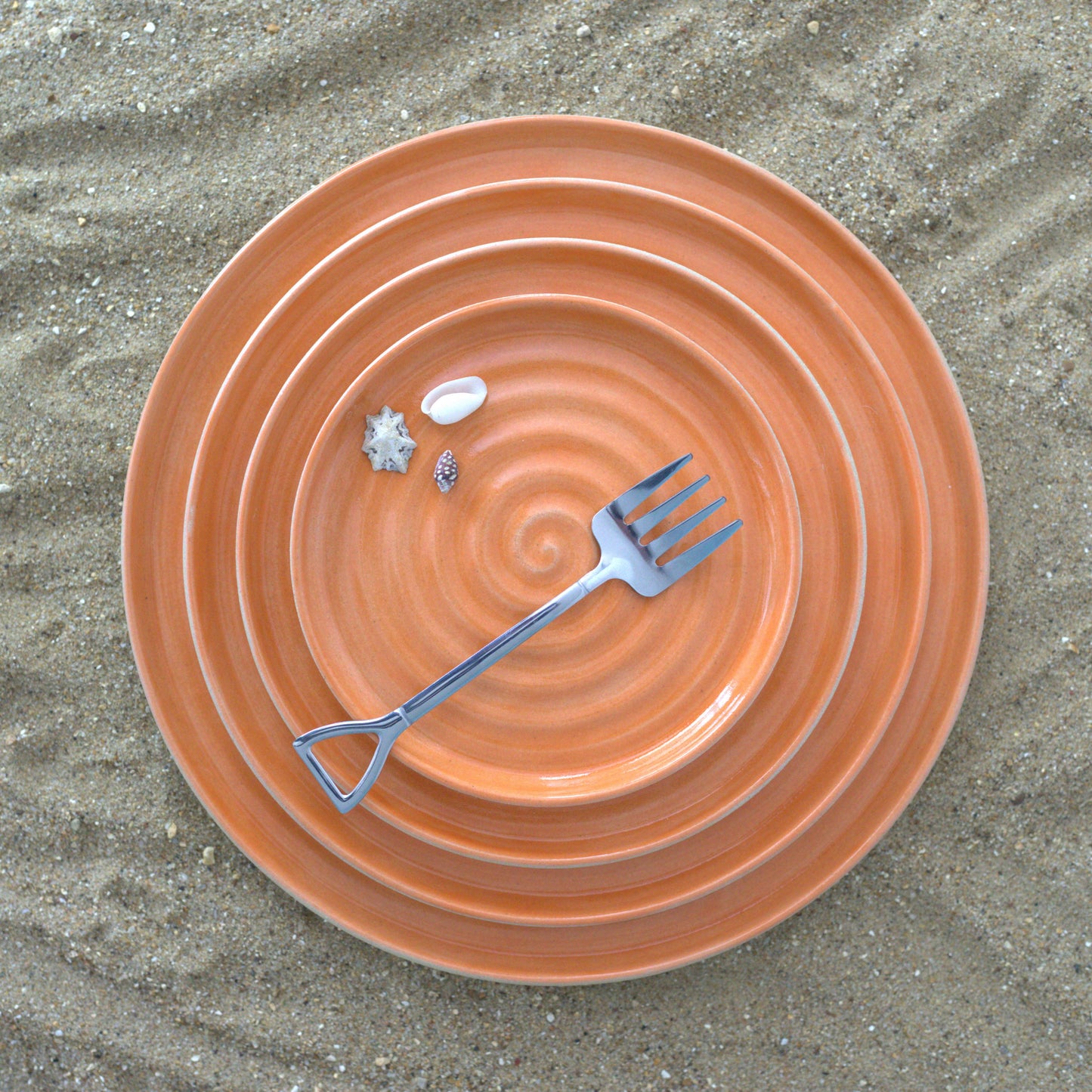 Summer Edition Mandarin Orange Classic Plates