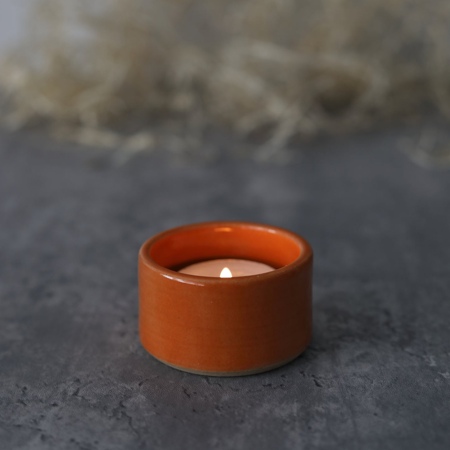Mandarin Orange Classic Tea Light Holders