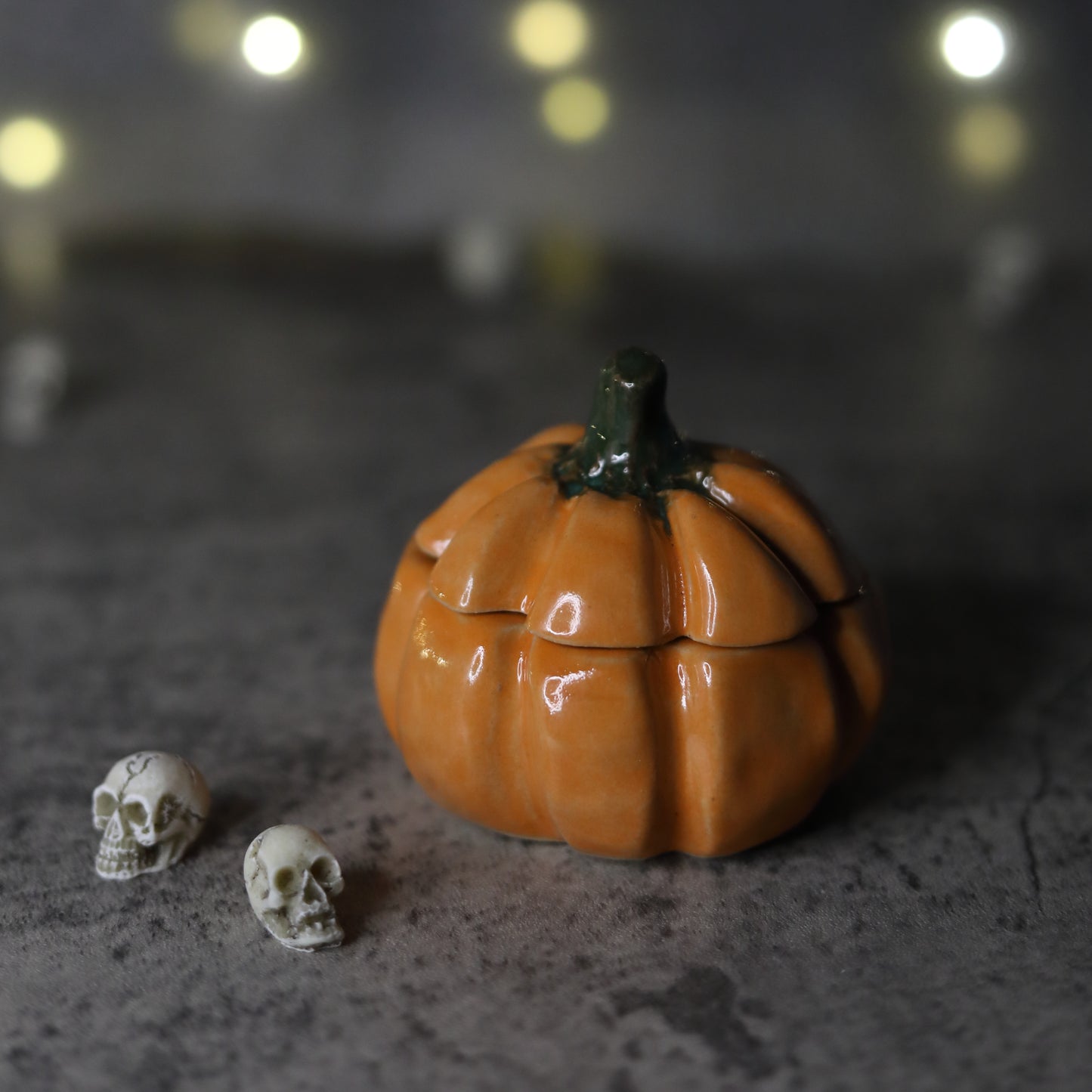 Halloween Edition Classic Pumpkin Tea Light Jar