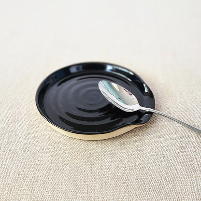 Jet Black Classic Spoon Rest