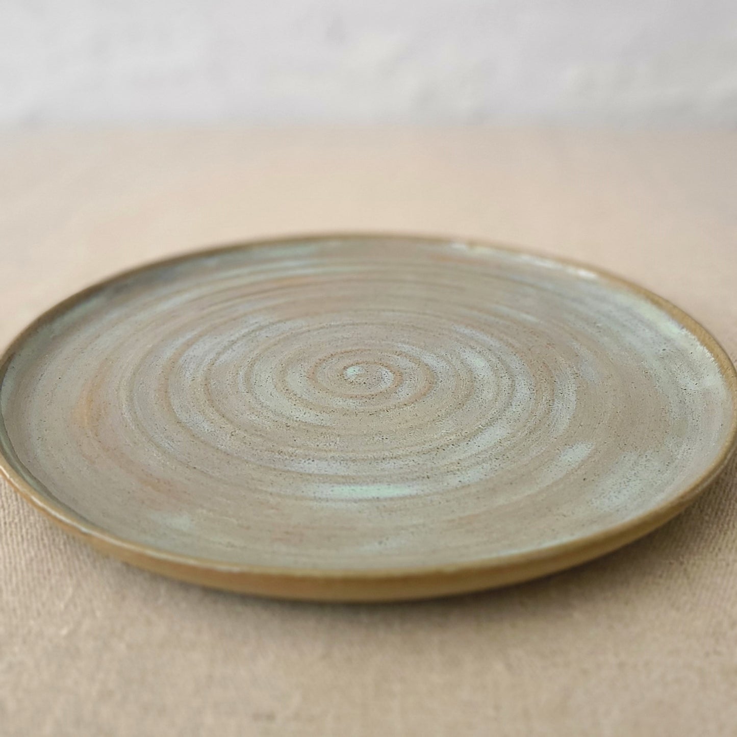 Borealis Green Rustic Lunch Plate