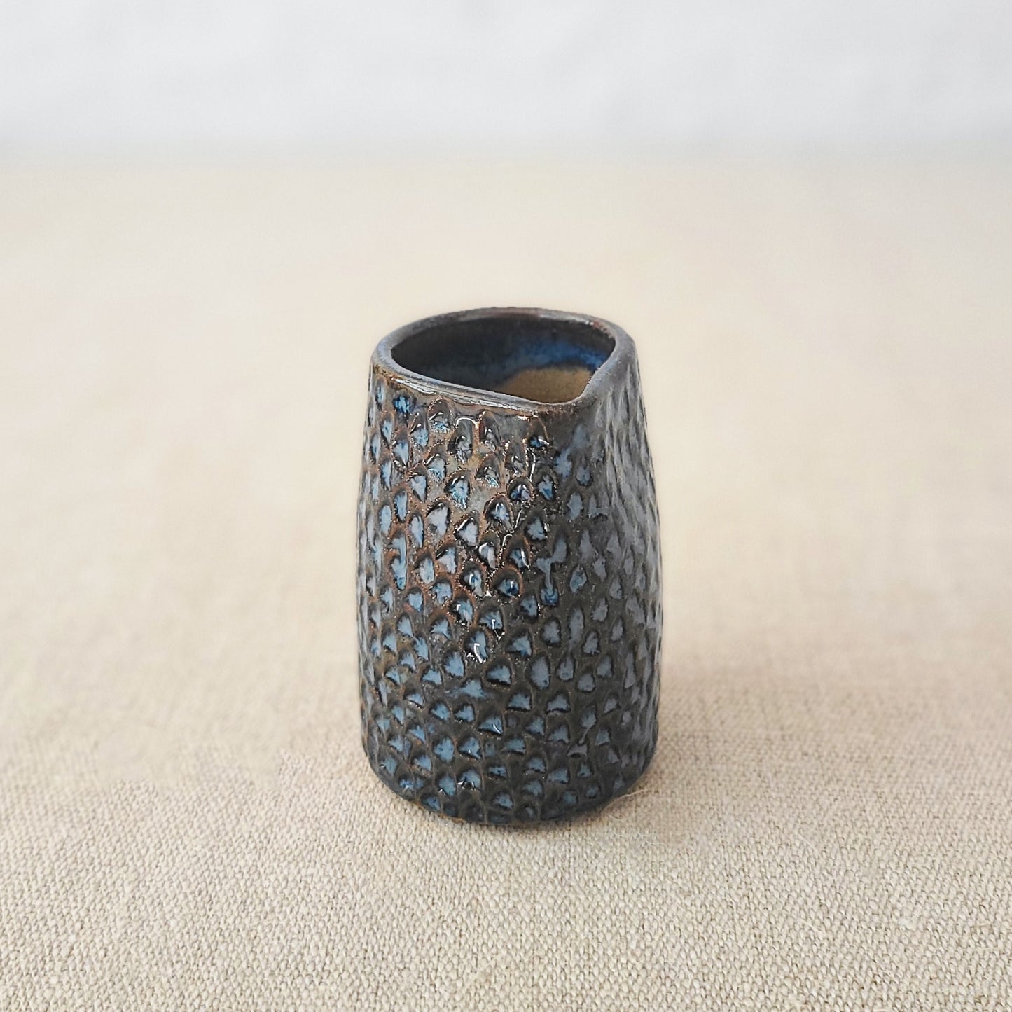 Nebula Blue Rustic Textured Mini Jug