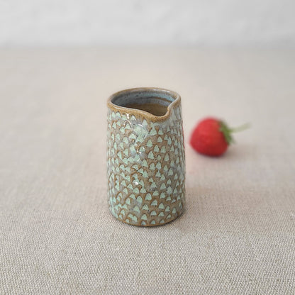 Borealis Green Rustic Textured Mini Jug