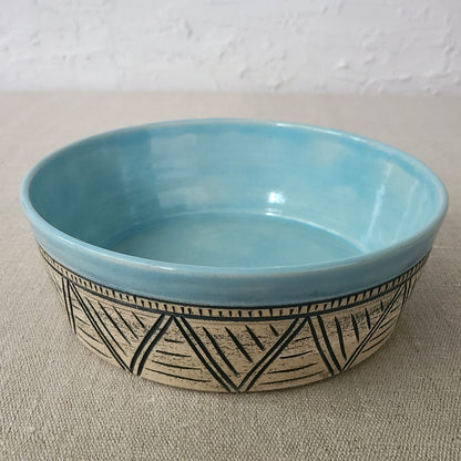 Clear Sky Classic Carved Pasta Bowl