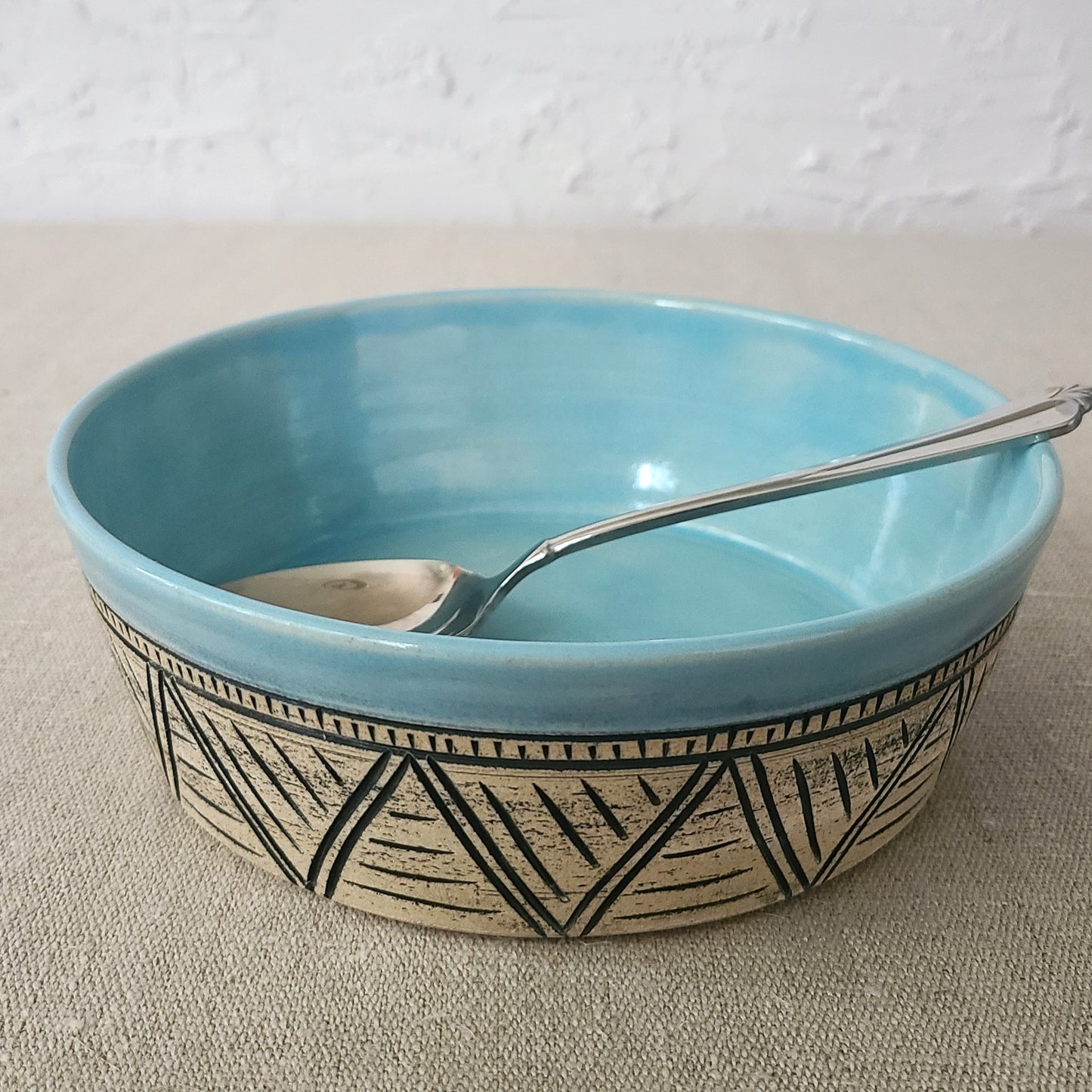 Clear Sky Classic Carved Pasta Bowl