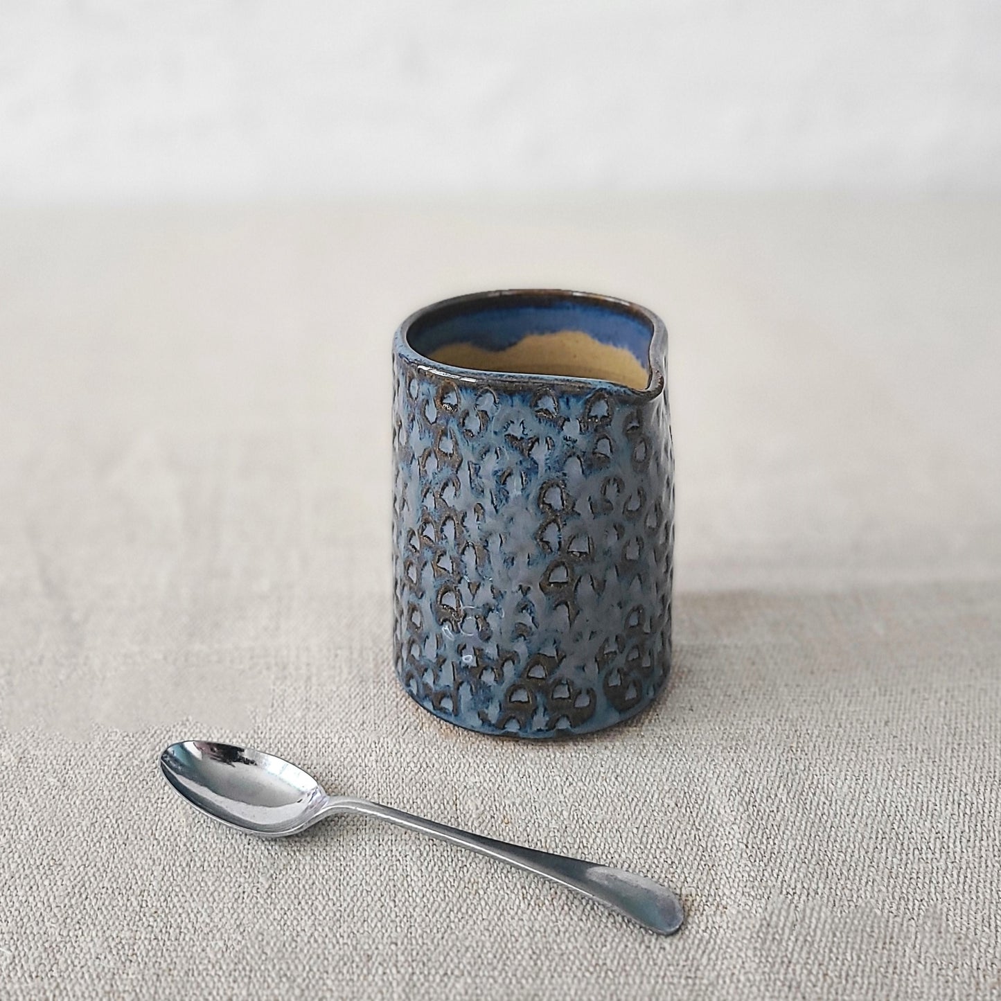 Nebula Blue Rustic Textured Small Jug