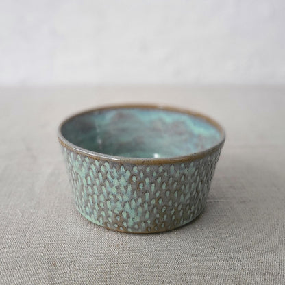 Borealis Green Rustic Textured Breakfast Bowl