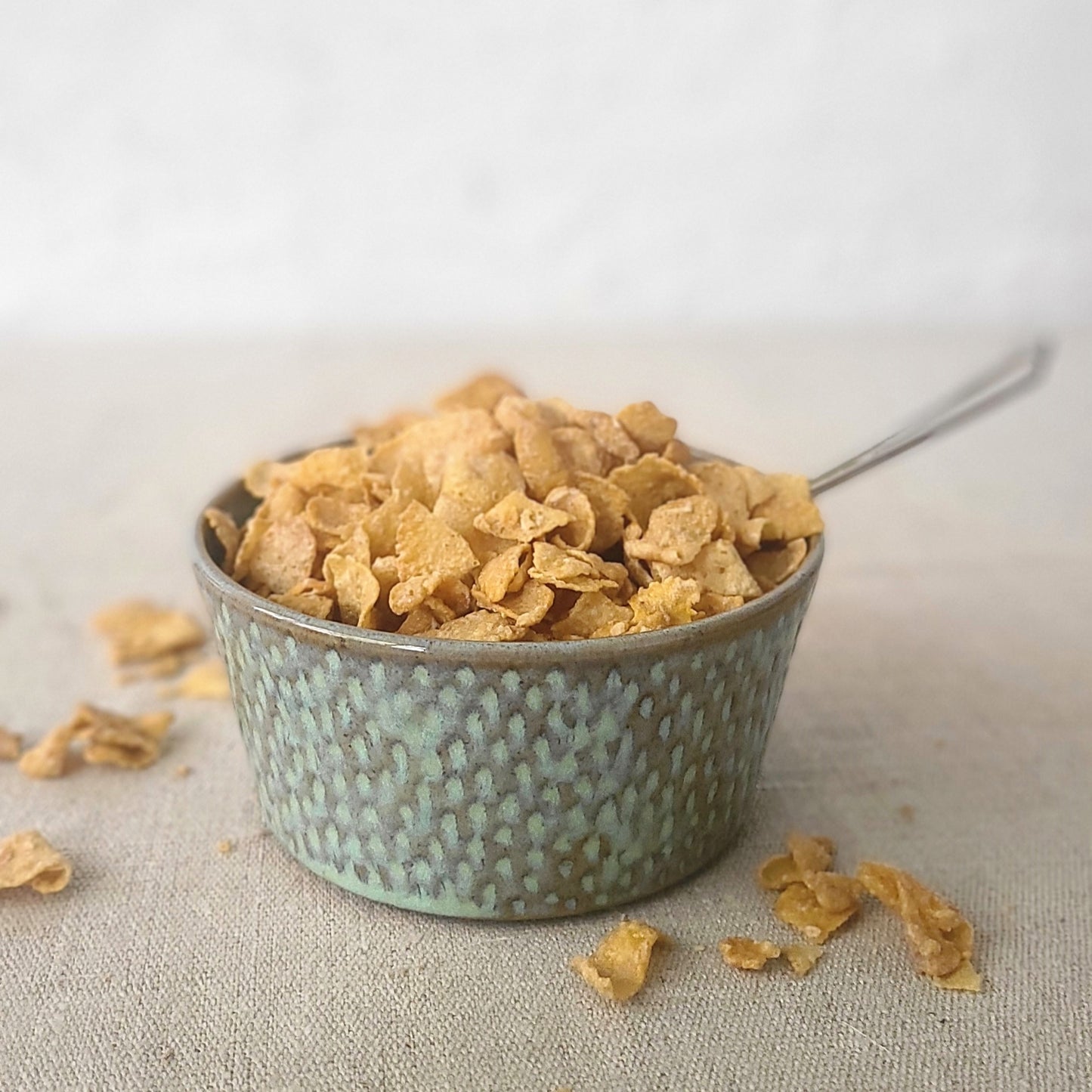 Borealis Green Rustic Textured Breakfast Bowl