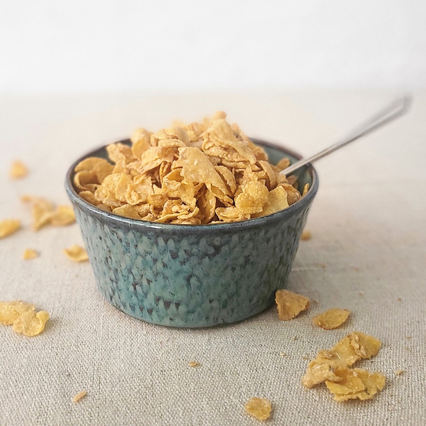 Seafoam Blue Rustic Textured Breakfast Bowl