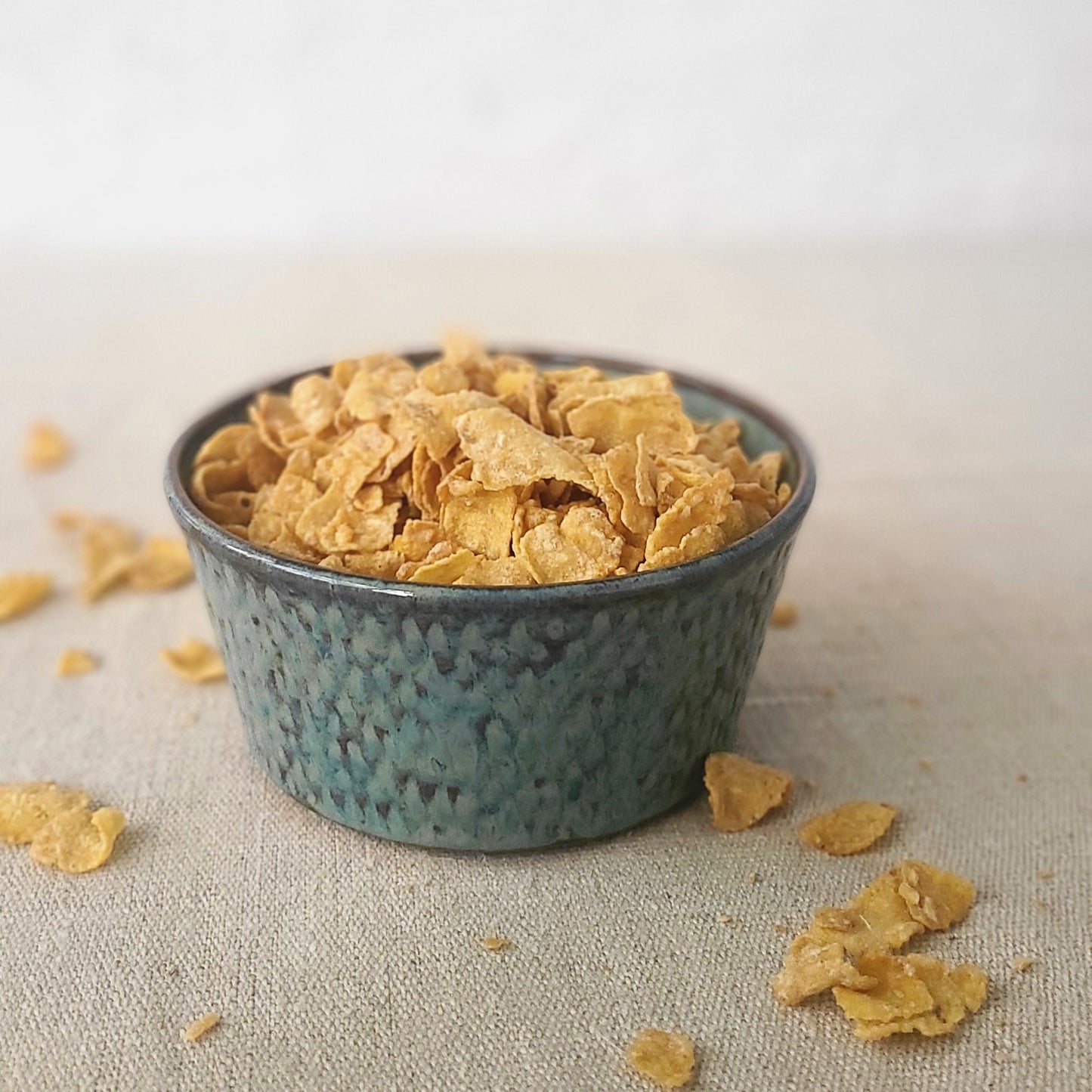 Seafoam Blue Rustic Textured Breakfast Bowl