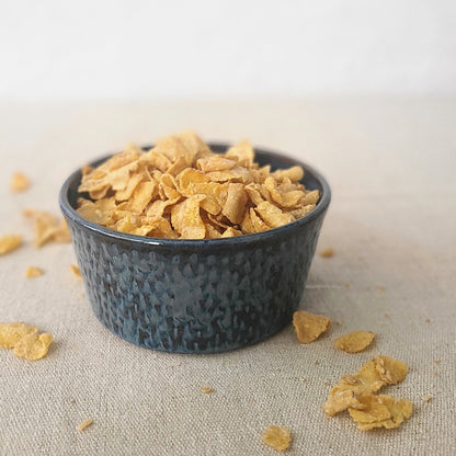 Nebula Blue Rustic Textured Breakfast Bowl