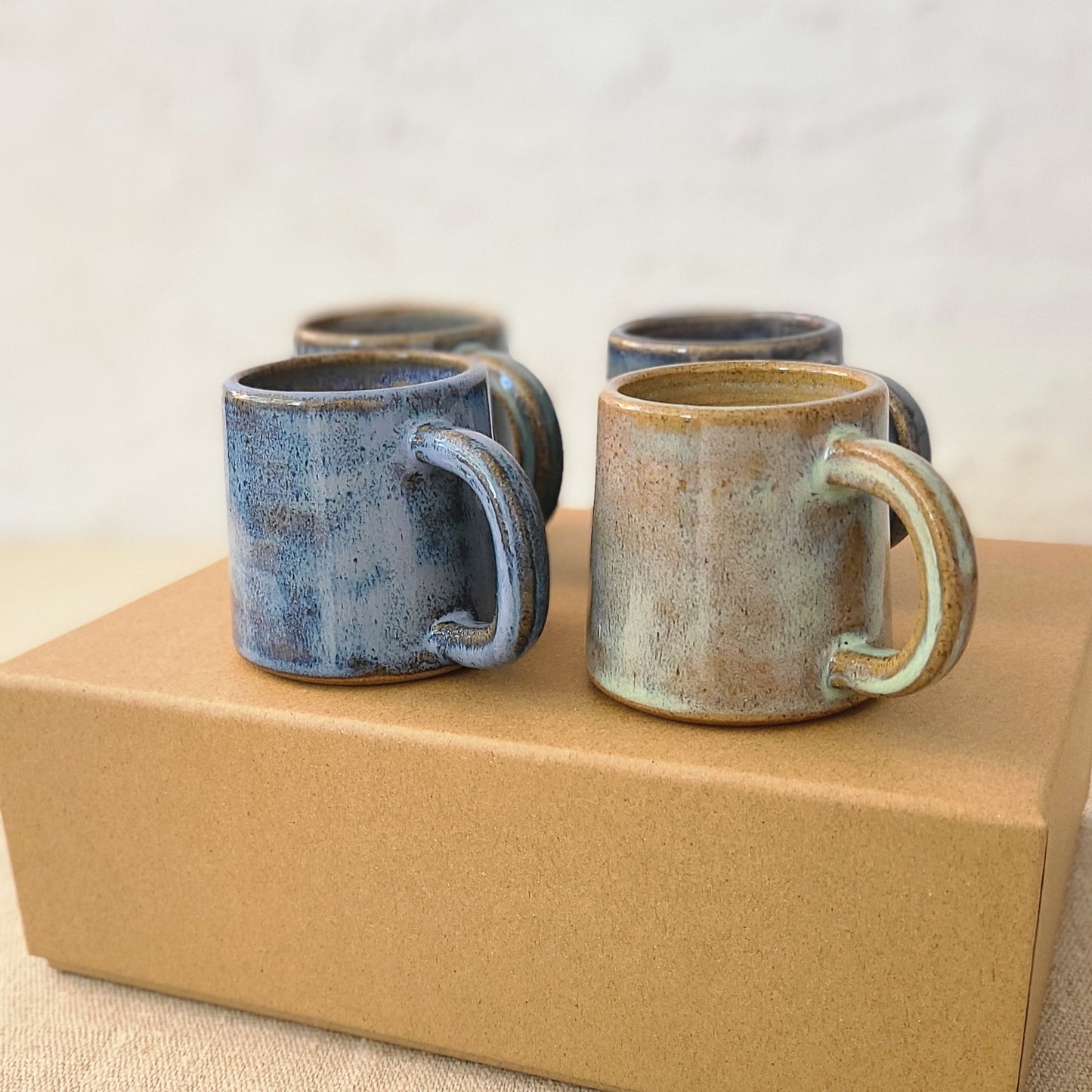 4x Espresso Mug Gift Set