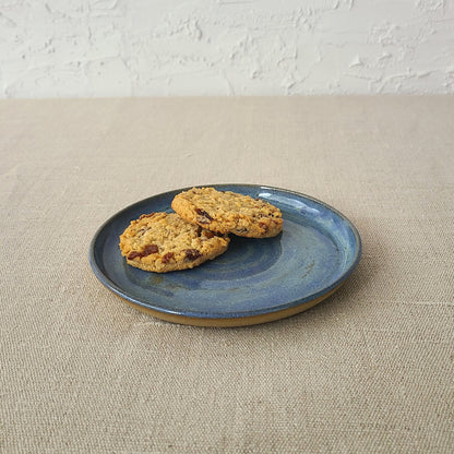 Sky Blue Rustic Cake Plate