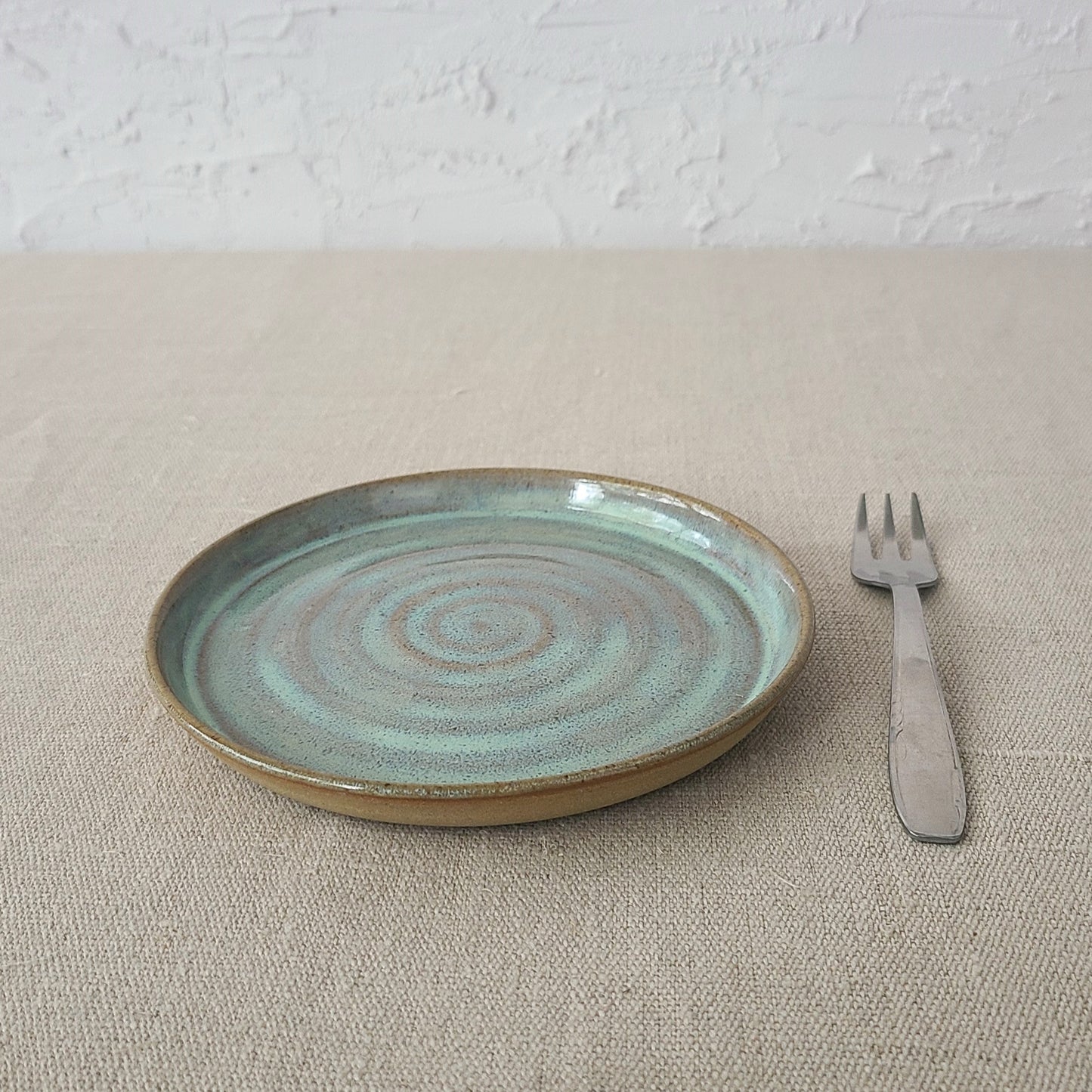 Borealis Green Rustic Cake Plate