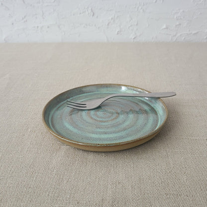 Borealis Green Rustic Cake Plate