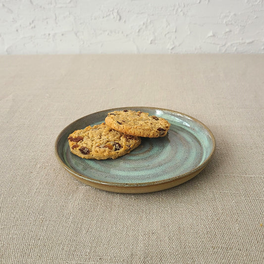 Borealis Green Rustic Cake Plate