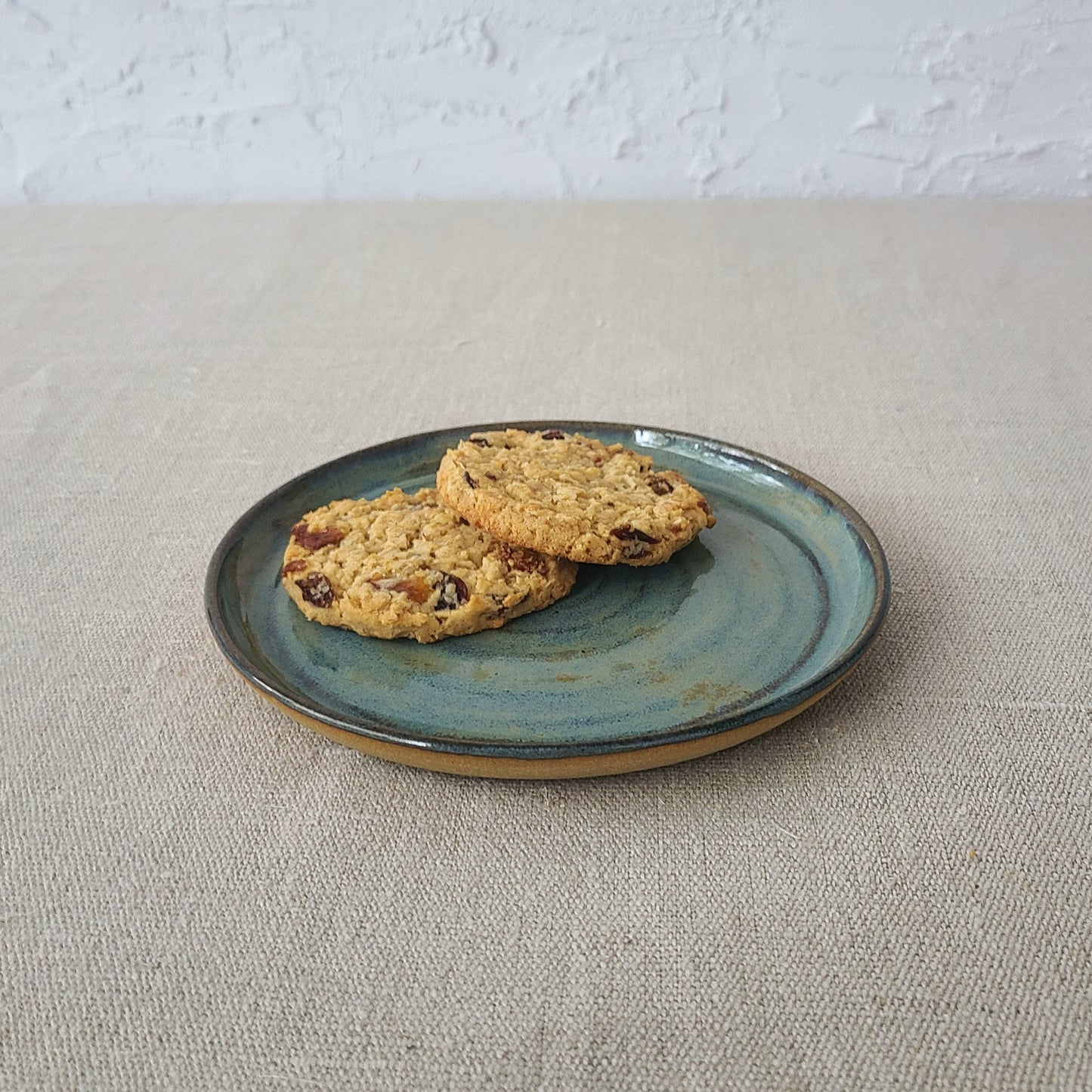 Seafoam Blue Rustic Cake Plate