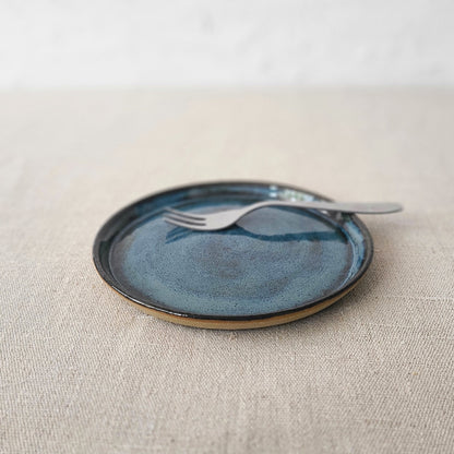 Nebula Blue Rustic Cake Plate