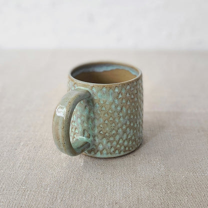 Borealis Green Rustic Textured Standard Mug