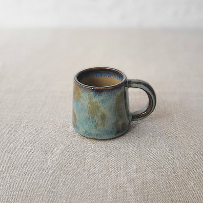 Seafoam Blue Rustic Espresso Mug