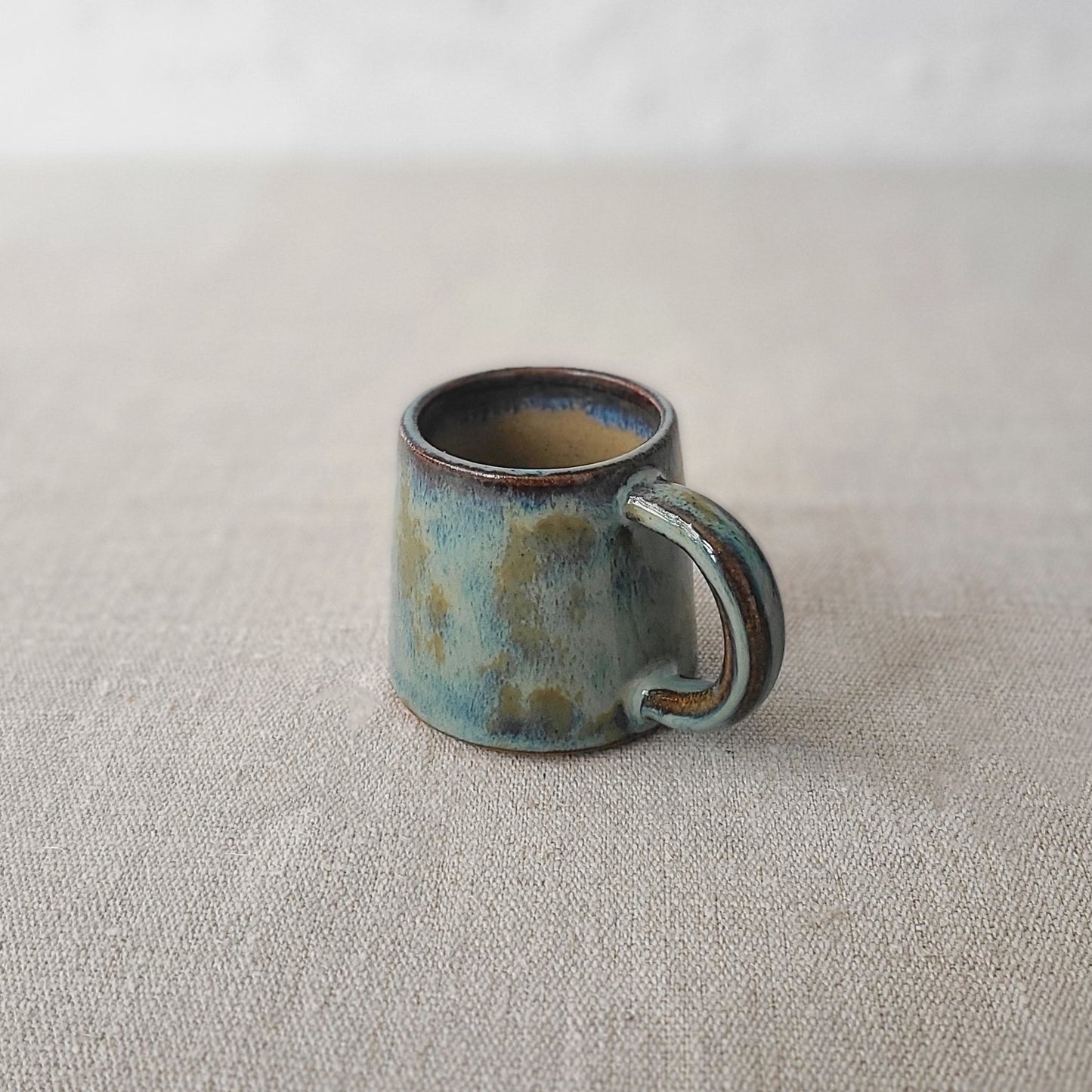 Seafoam Blue Rustic Espresso Mug