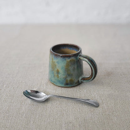 Seafoam Blue Rustic Espresso Mug