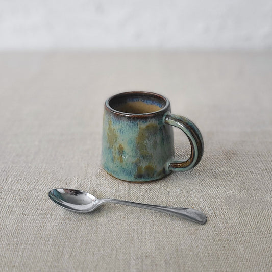 Seafoam Blue Rustic Espresso Mug