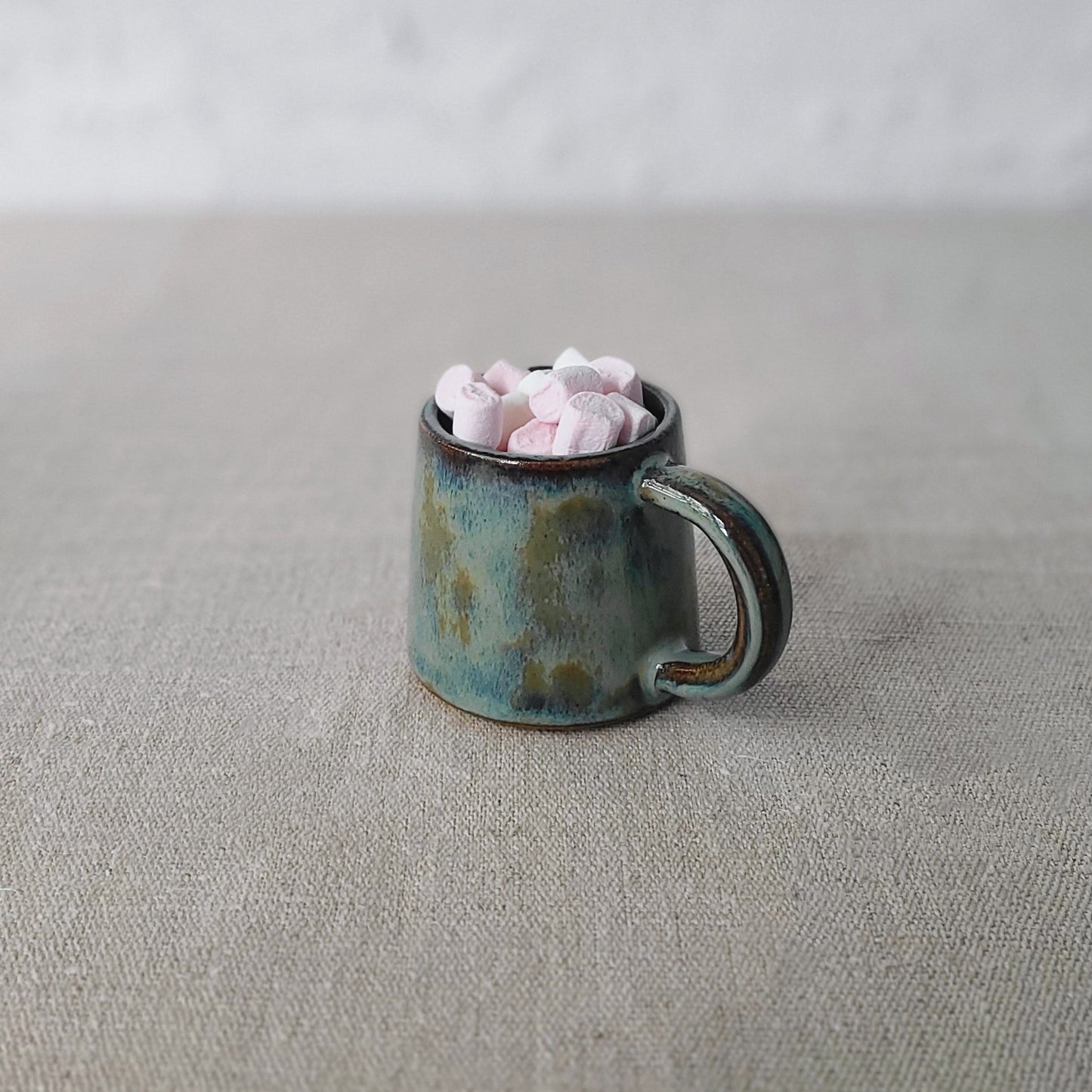 Seafoam Blue Rustic Espresso Mug