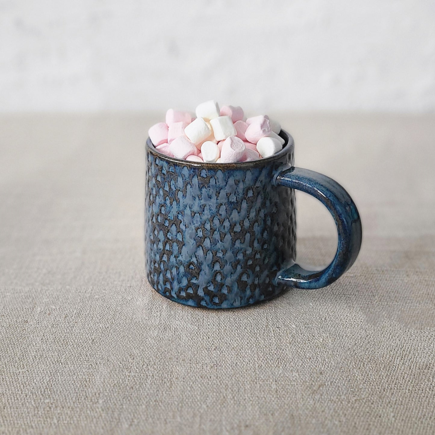 Nebula Blue Rustic Textured Standard Mug