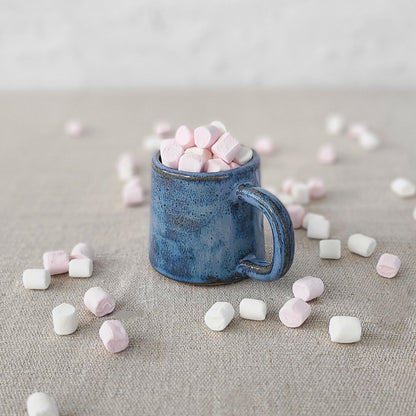 Malachite Blue Rustic Espresso Mug