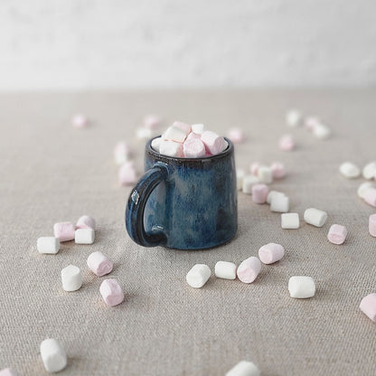 Nebula Blue Rustic Espresso Mug