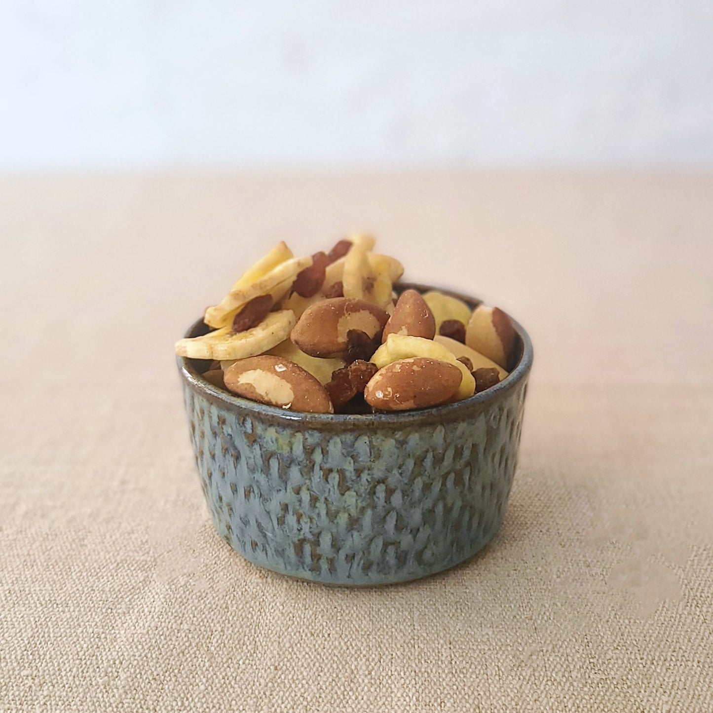 Seafoam Blue Rustic Textured Side Bowl