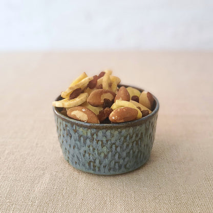 Seafoam Blue Rustic Textured Side Bowl