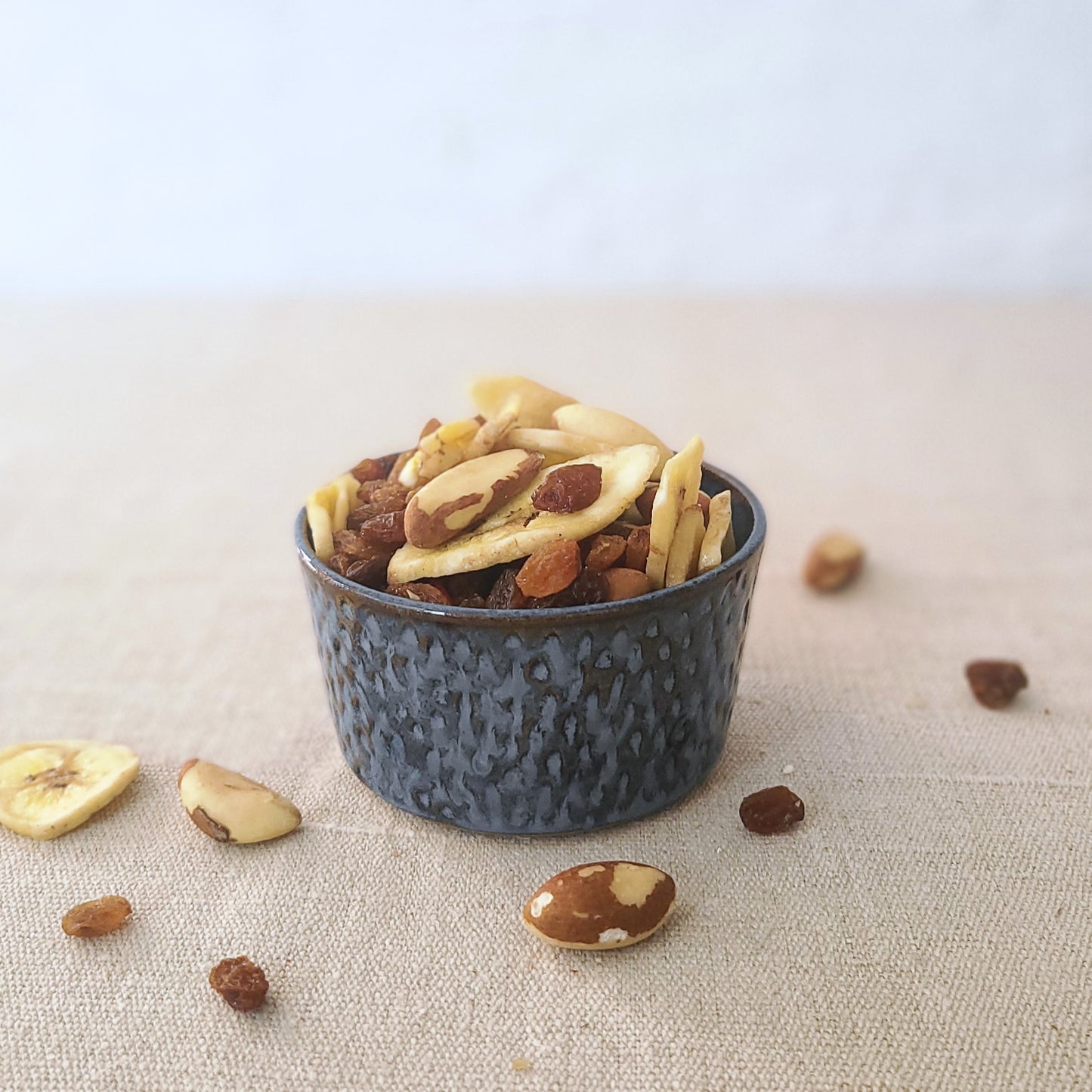 Nebula Blue Rustic Textured Side Bowl