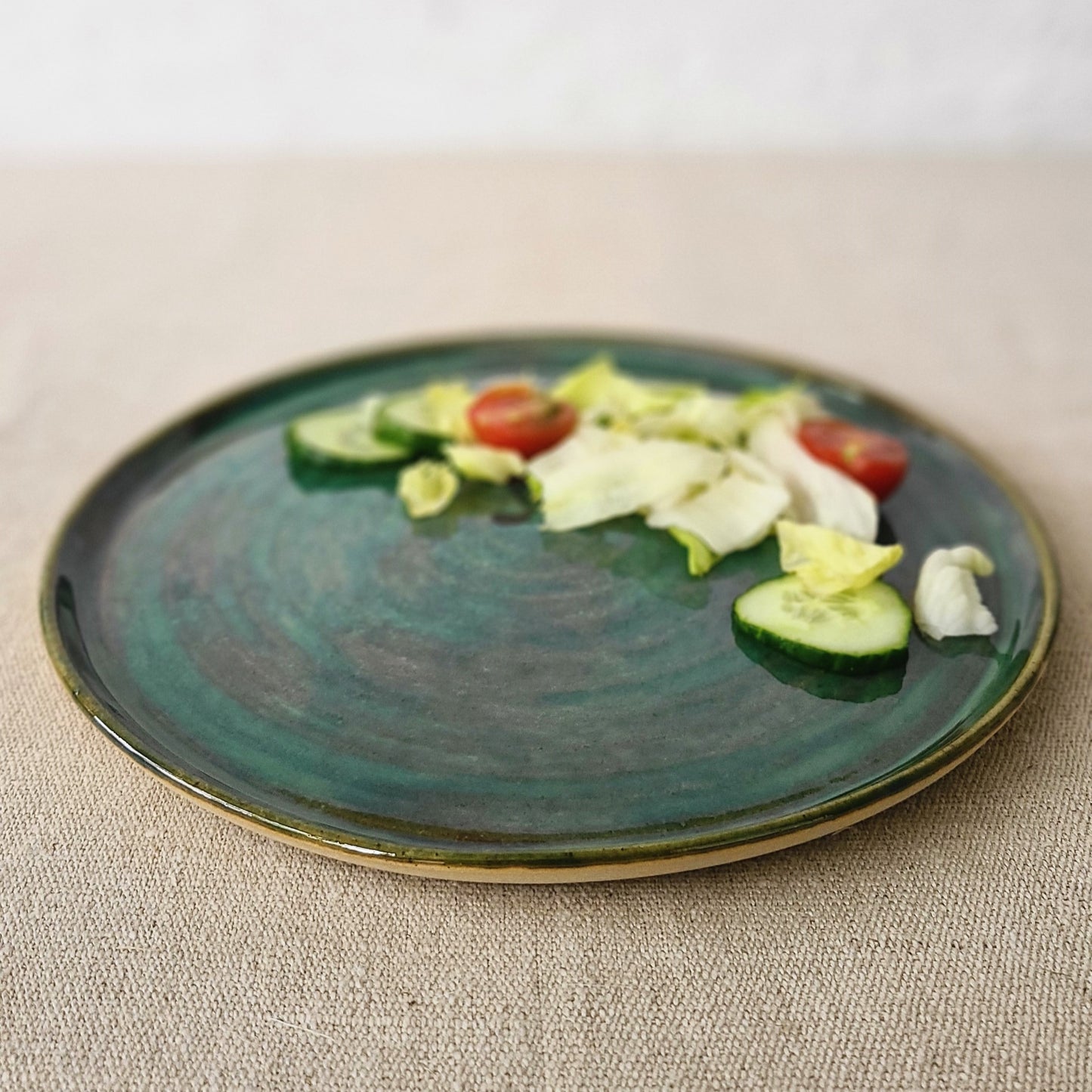 Alpine Green Classic Lunch Plate