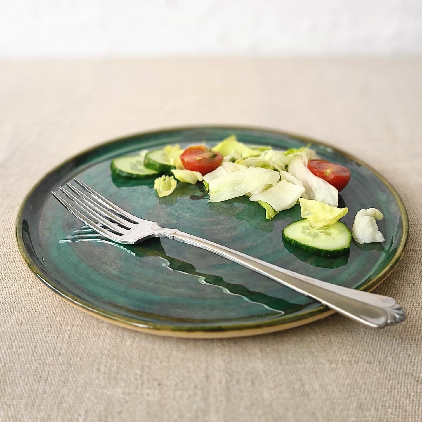 Alpine Green Classic Lunch Plate