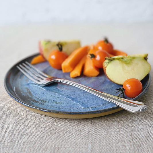 Sky Blue Rustic Side Plate