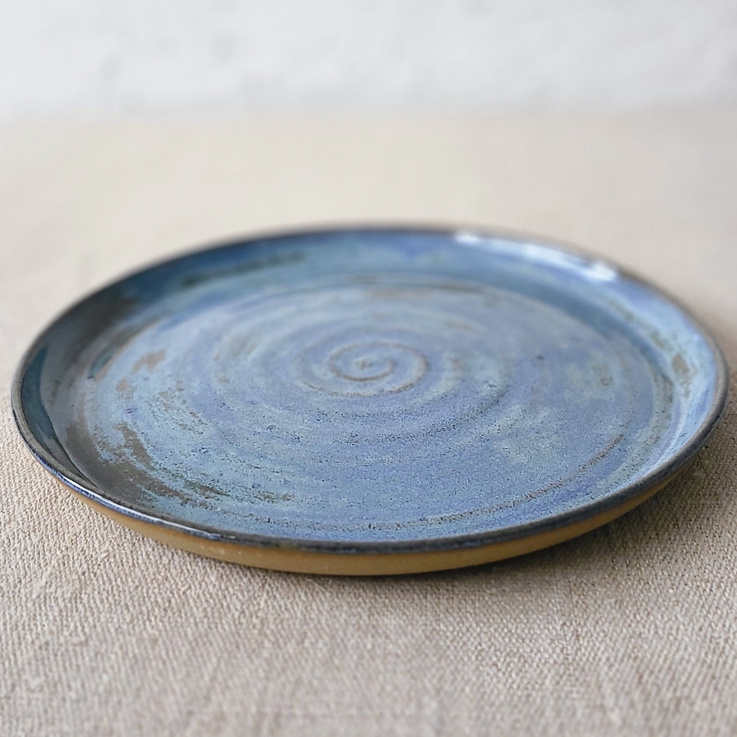 Sky Blue Rustic Side Plate