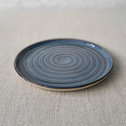 Nebula Blue Classic Cake Plate